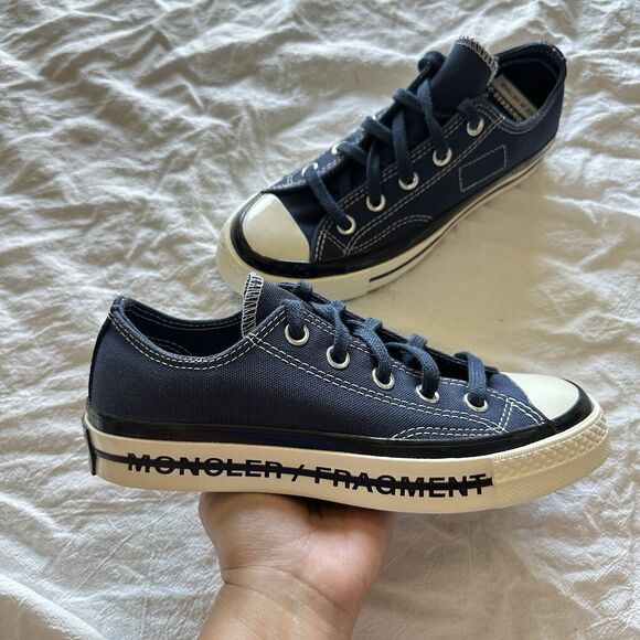 converse × fragment design CTAS 70 TUXEDO BLACK US8.5 Converse Fragment Design x Moncler x Chuck 70 Low Men\u0027s Shoes